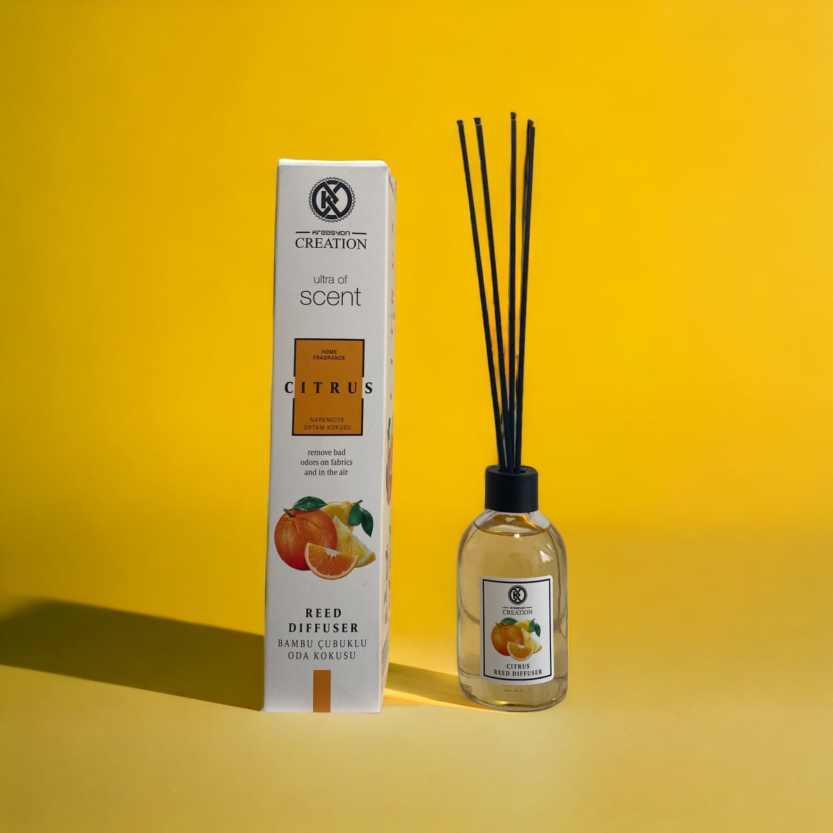 Zitrus-Duftöl von Die besten Duftzwillinge, Flasche mit frischem, belebendem Zitrusduft, ideal für Duftlampen und Diffusoren