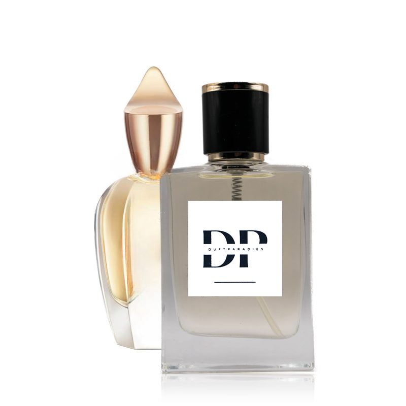 Duftparadies M237 Nio Eau de Parfum Flasche mit blauer Verpackung und eleganter Gestaltung, Nahaufnahme.