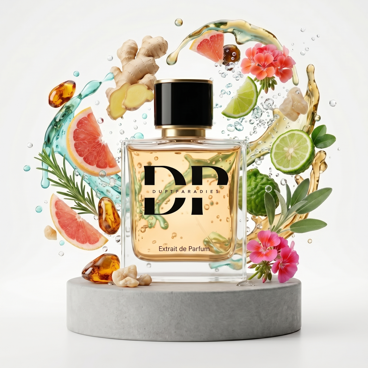 Duftrichtung M138 im Site-Design von Duftparadies, zeigt die Flasche mit goldener Kappe und eleganter Verpackung.