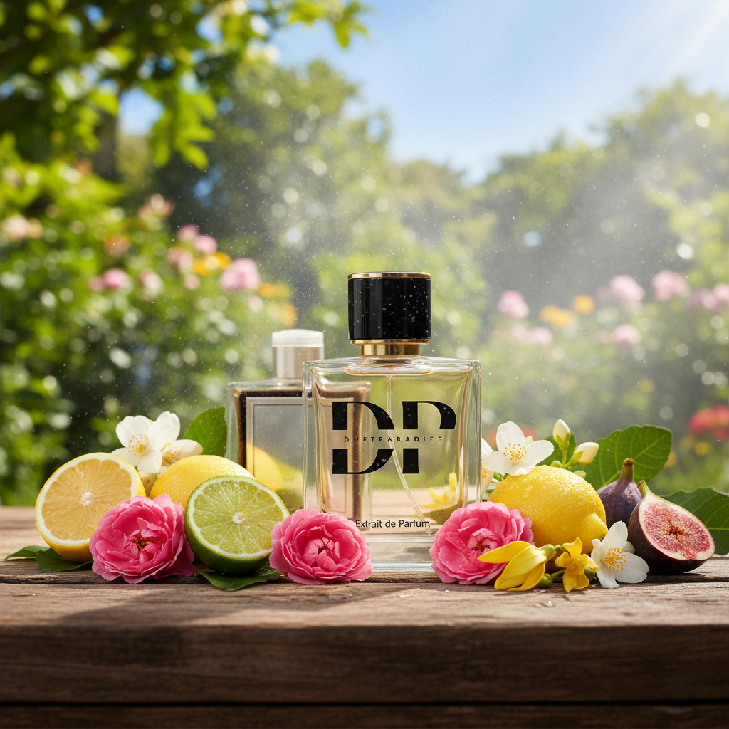 Duftrang M158 von Duftparadies, elegante Flasche mit aromatischem Parfüm, detaillierte Gestaltung und modernes Design sichtbar