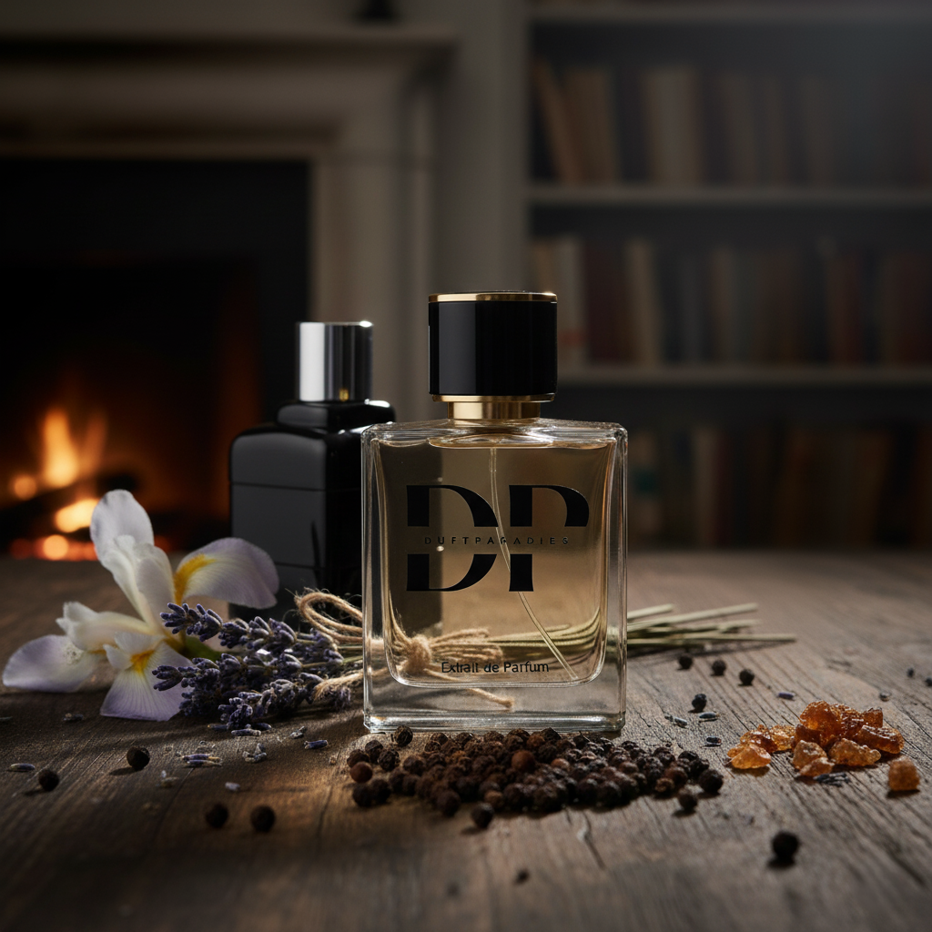 M235 Classic Gentleman Duftparadies Flakon mit Parfüm für Herren, elegantes Design, goldener Verschluss, stilvolle Verpackung