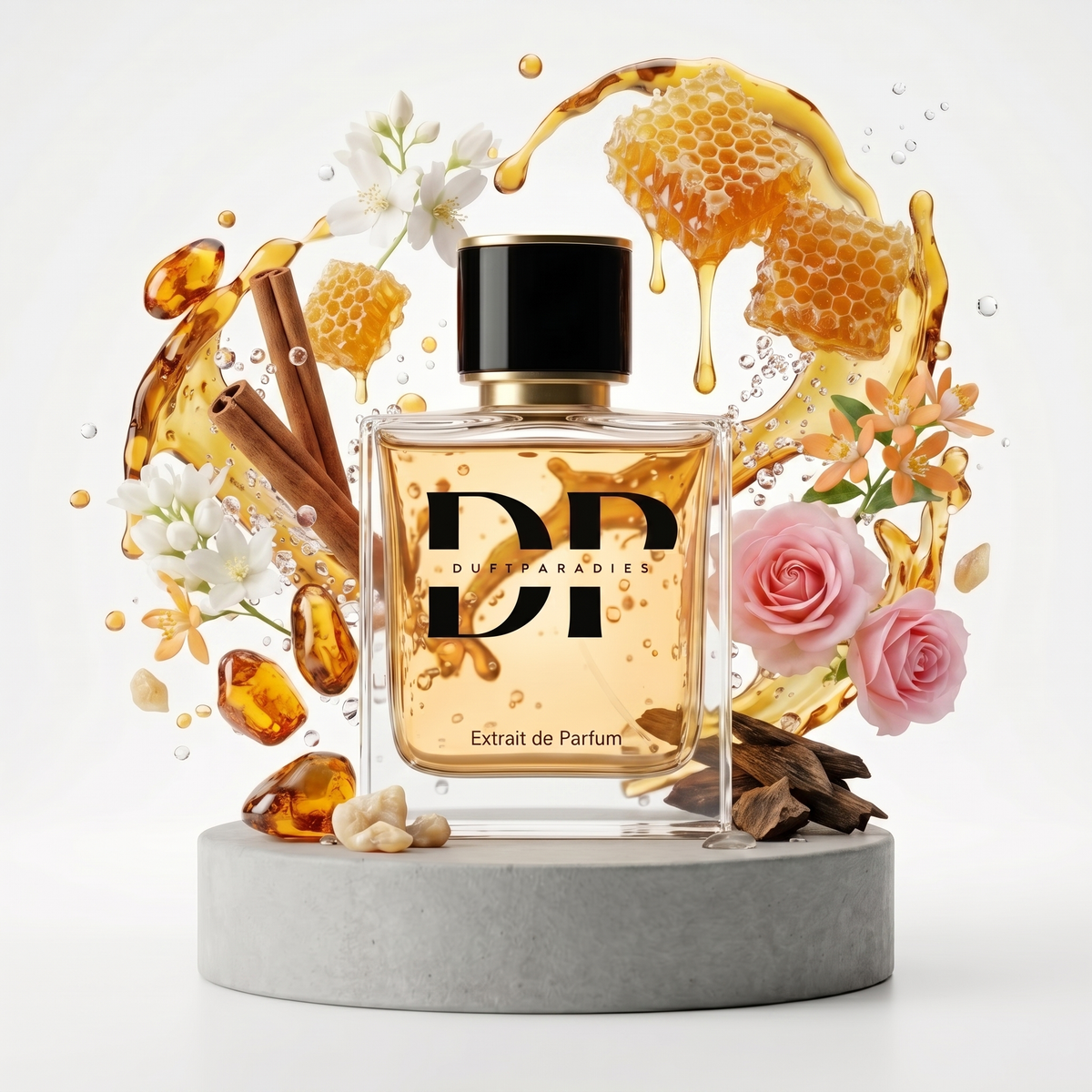 Himmlisches Miel du Désert Duftöl in Flasche, zartes Honigaroma, ideal für Parfüm und Aromatherapie, von Die besten Duftzwillinge