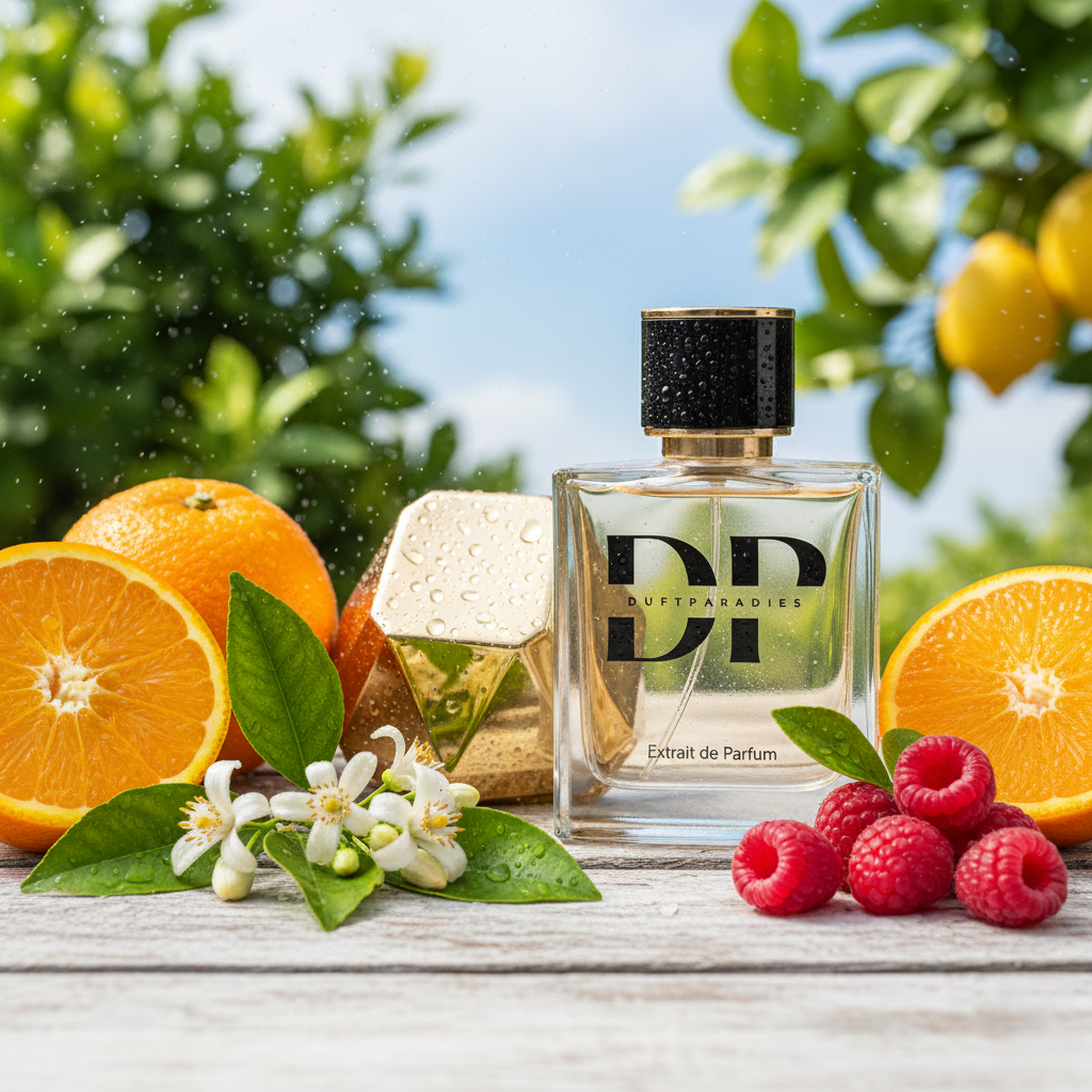W5 Damen Love Millions Duftparadies Parfümflasche mit goldener Verpackung und floral gestaltetem Design
