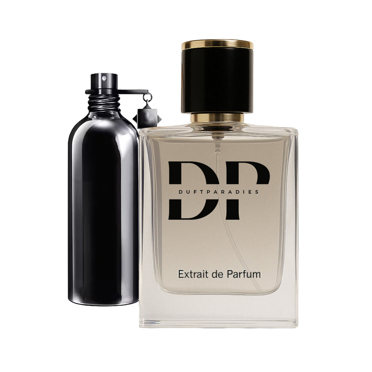 Duftrichtung M150 Oud von Duftparadies, edler Oud-Duft in einer stilvollen Flasche, ideal für luxuriöse Parfums.