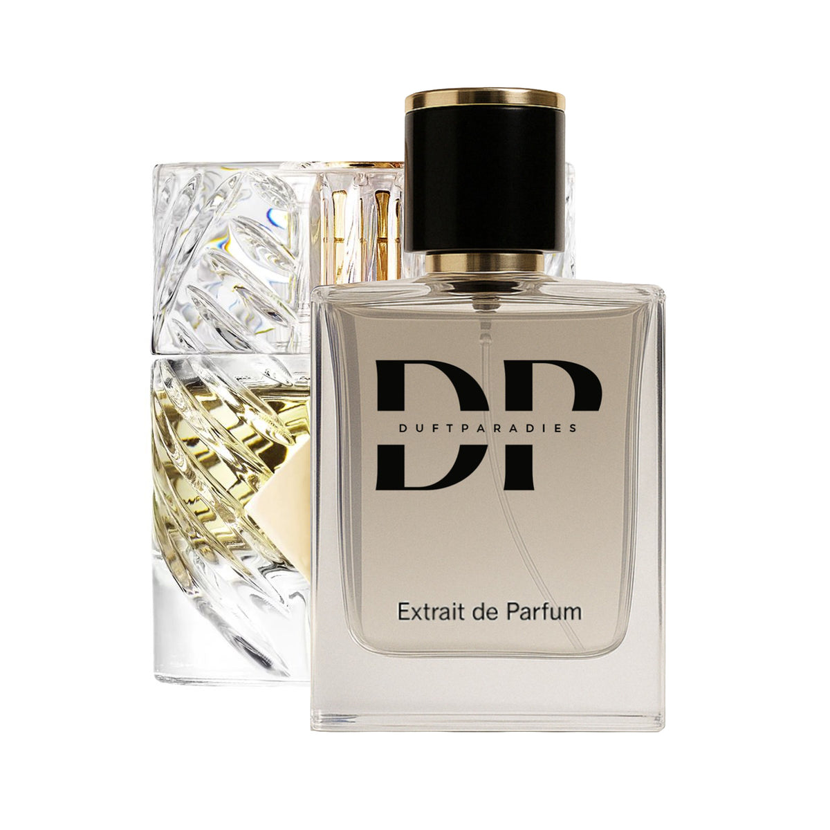 Dufthparadies M229 Brandy Rock Parfümflasche mit eleganter Gestaltung und braunem Farbton, auf weißem Hintergrund.