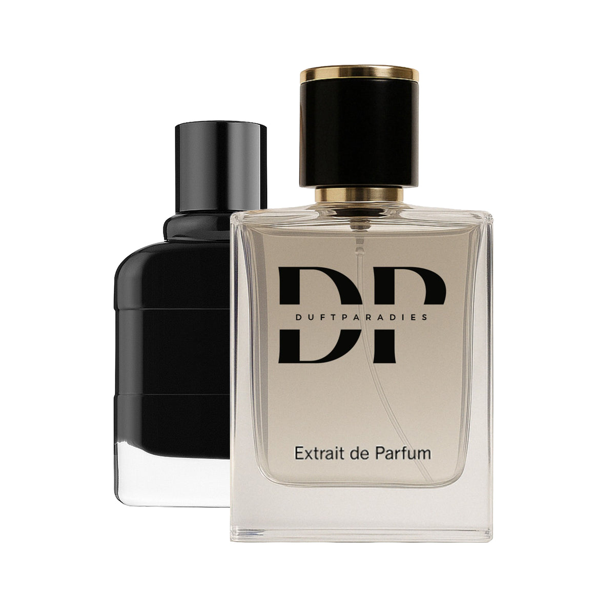 Elegante Flasche des Duftparadies M235 Classic Gentleman Parfums, stilvolles Design für Herren, in der Abbildung sichtbar