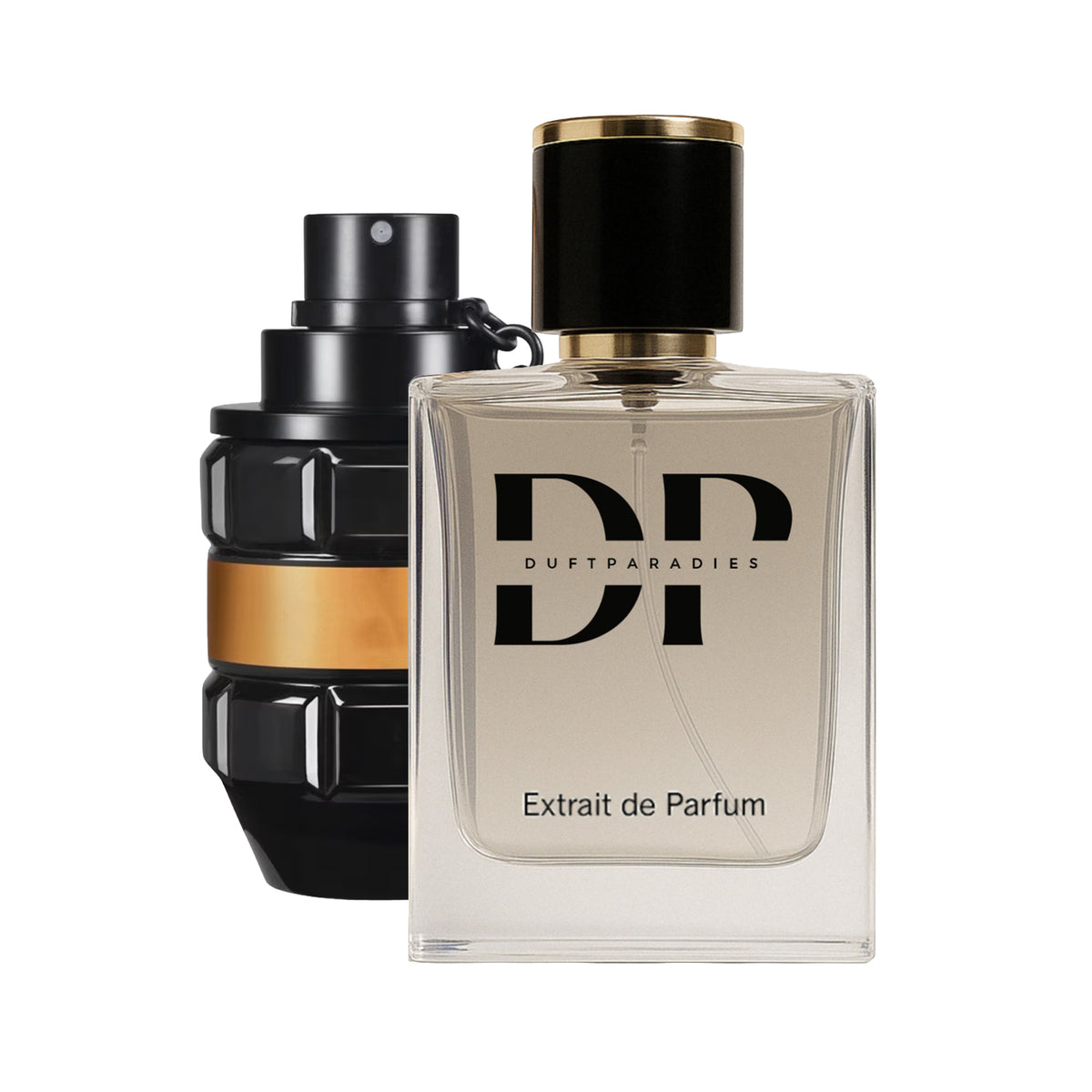 M278 Extreme Duftzwillinge mit 40% Duftöl, zeigt die Flasche und Etikett des Duftprodukts in einem stilvollen Design