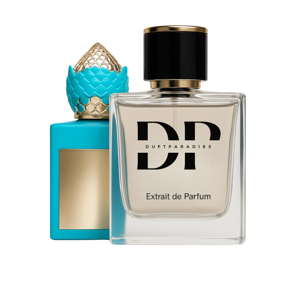 Duftparadies M317 God Fire Duft, Flasche mit rotem und schwarzem Design, stilvolle Verpackung, für angenehmen Raumduft