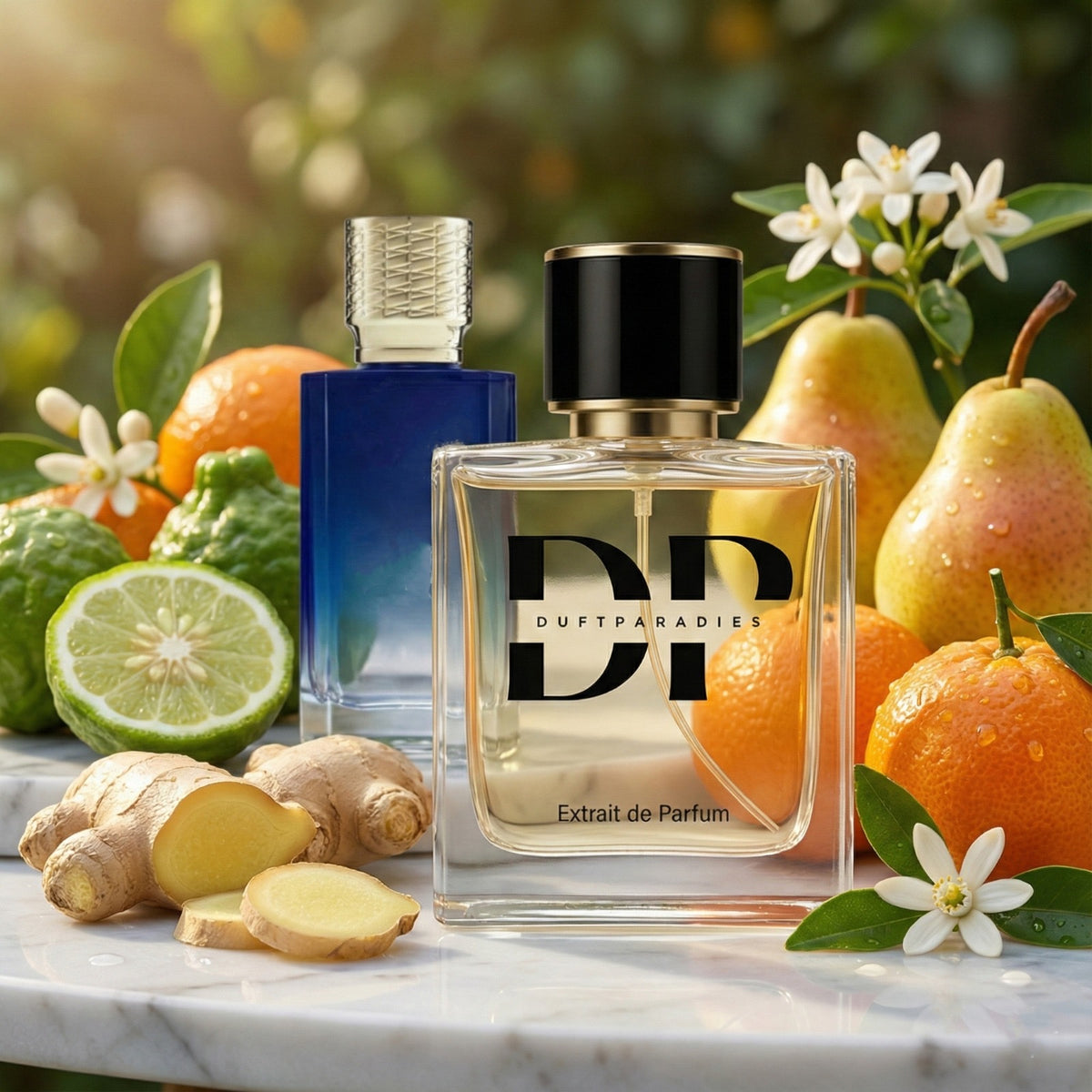 Blauer Duftparadies M331 Talisman Duft mit eleganter Verpackung und stilvollem Design, ideal für Liebhaber exklusiver Parfums.