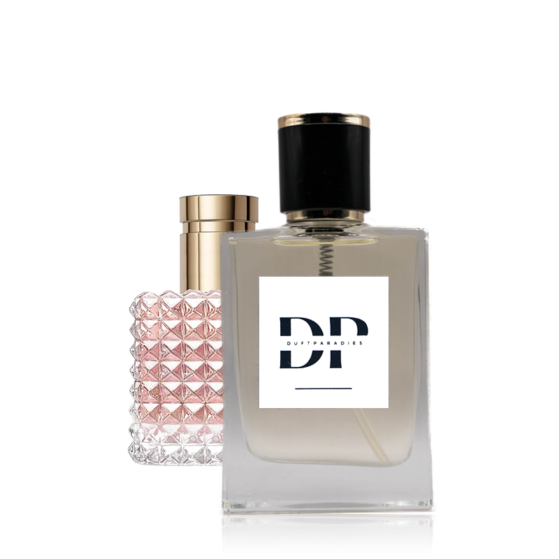 Duftparadies W32 Duftkerze in eleganter Glasvase mit warmem Licht und angenehmem Duft, ideal für gemütliche Abende