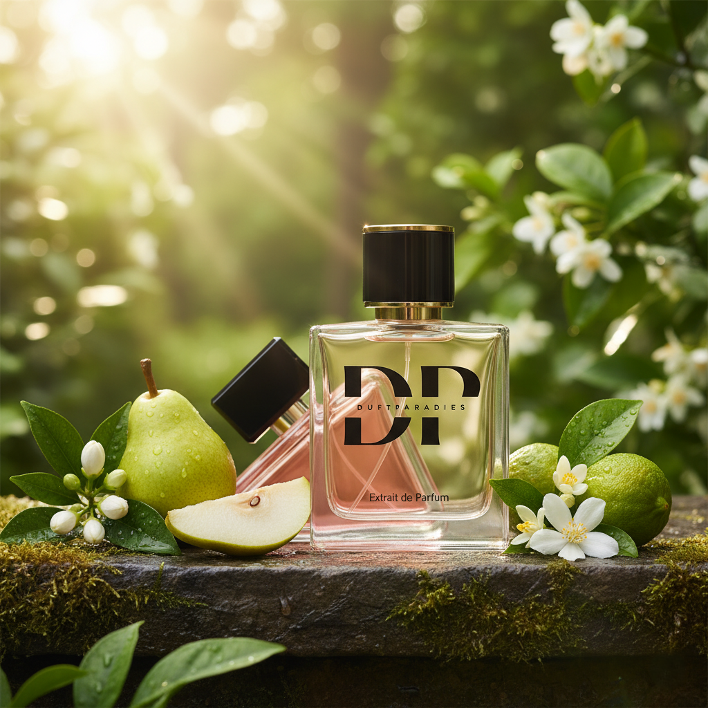 Duftparadies W200 Paradoxiya Intense Flasche mit goldener Kappe, elegant und hochwertig gestaltet, auf weißem Hintergrund sichtbar
