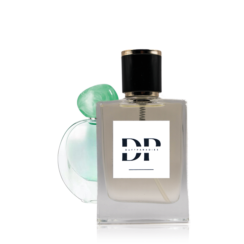 Duftparadies W63 Parfümflasche mit elegantem Design, klare Linien und stilvolle Verpackung, Nahaufnahme.