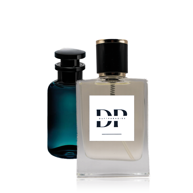 Hochwertiges M225 Cuir Oud Parfümbild von Duftparadies mit Oud und Lederduftnoten, detailreiche Flasche auf weißem Hintergrund