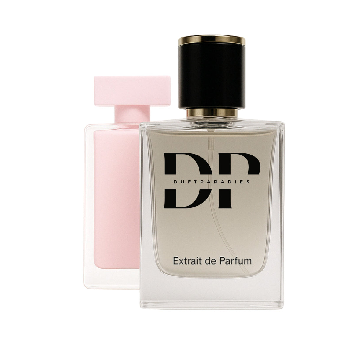 Duftparadies W57 Duftkerze in einem eleganten Glasbehälter mit blumigem Duft, sichtbar auf einem stilvollen Tisch.