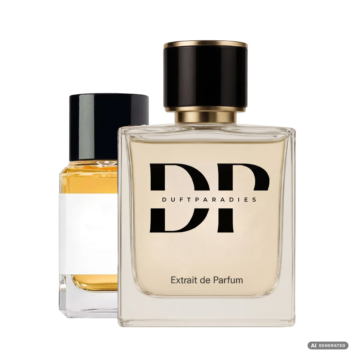 Duftparadies M349 Vanille Power Duftkerze mit Vanille-Duft in einer eleganten Kerzenfassung, ideal für gemütliche Atmosphäre.