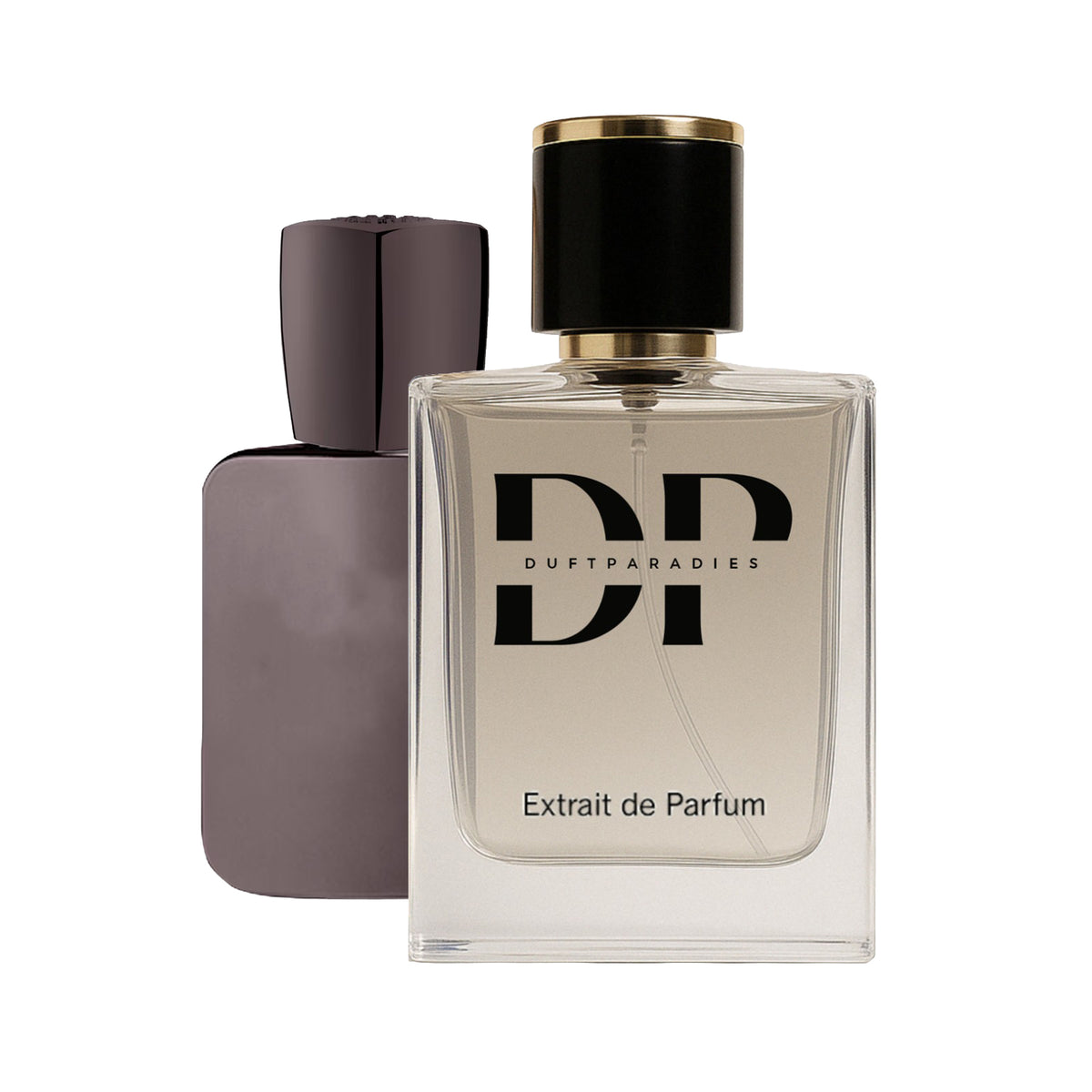 M253 Herod Duftparadies Parfümflasche mit goldener Verpackung und eleganter Gestaltung, für Männer und Frauen.