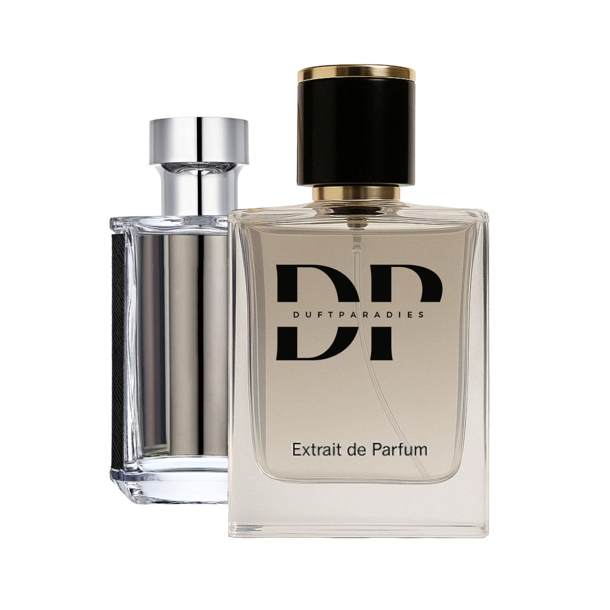 M92 Duftparadies Parfümflasche in eleganter Gestaltung, sichtbarer Verschluss und Label auf der Flasche, hochwertiges Duftparfüm.
